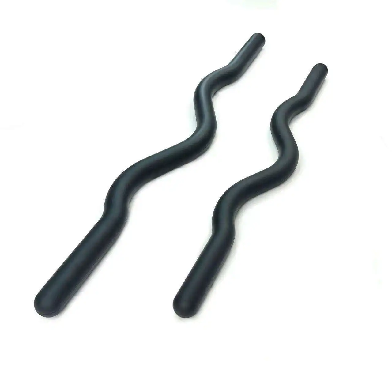 Fashion Colorful Silicone Strength Training 15lb 25lb Dumbbell Bar Curl Barbell Set Fitness Beam for Press Curl Row Squat Lunge