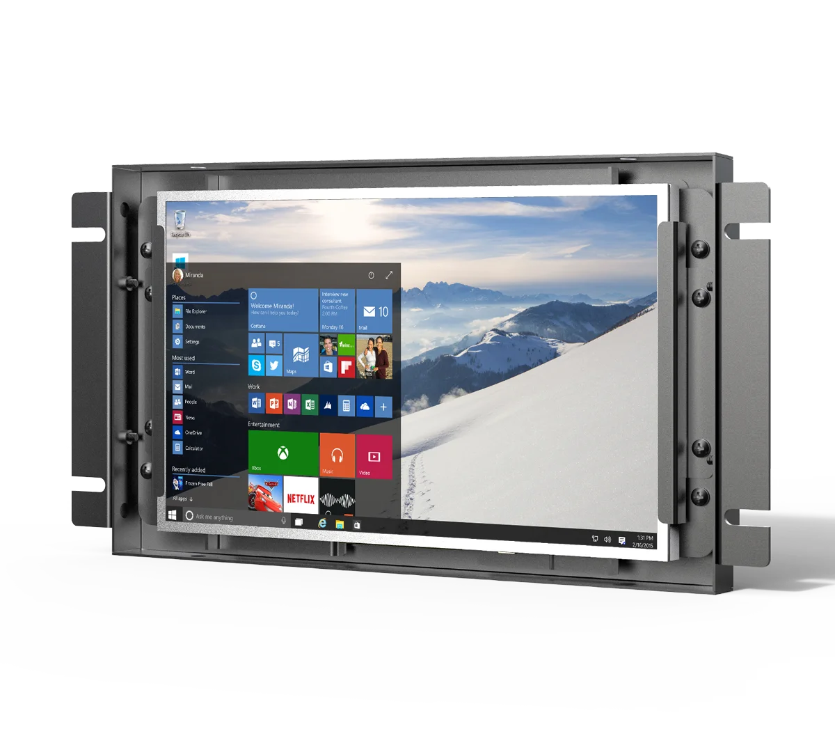 Lilliput 7 inch Industrial Open Frame Monitor Touch Screen  display for advertising