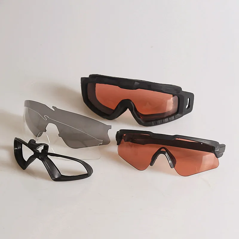 ТПУ рамки черный близорукость рамки Военная Униформа солнцезащитные очки для женщин поляризационные Баллистические