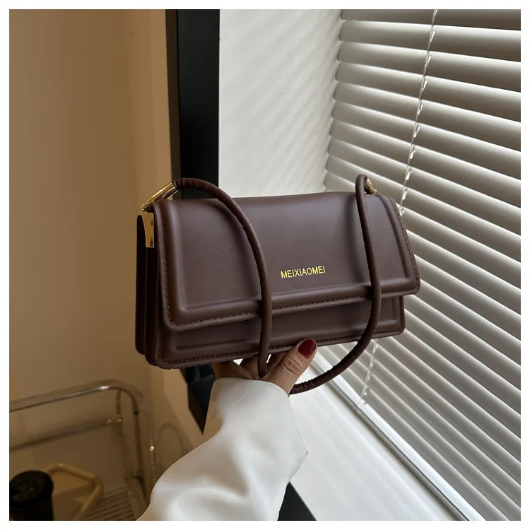 Woman New Multi-color Solid Candy Colors PU ZIP Single Sling Bags Fashion Woman Leather Square Bags Flap Women Handbags 