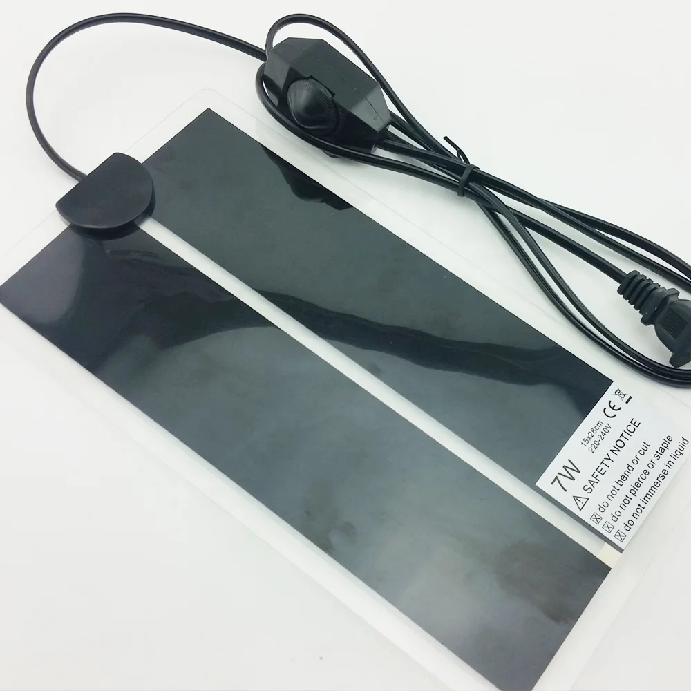 7W Pet Mat ,reptile Heating Pad Tank Warmer Mat Heat Pad With Temperature Controller