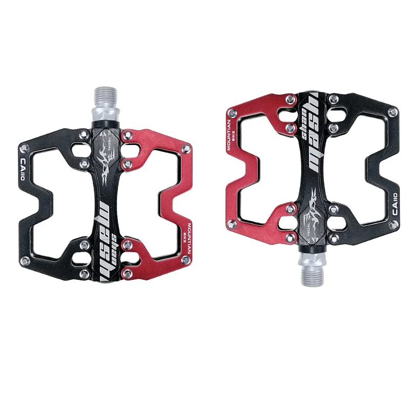 High quality cycling non-slip road bike pedal wholesale bicolor aluminum alloy mtb bicycle pedal