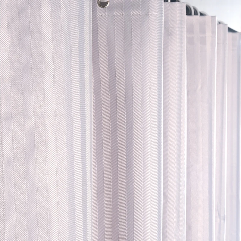 factory customization PE composite twill 180*200 cm curtain shower pvc folding shower curtain western shower curtains