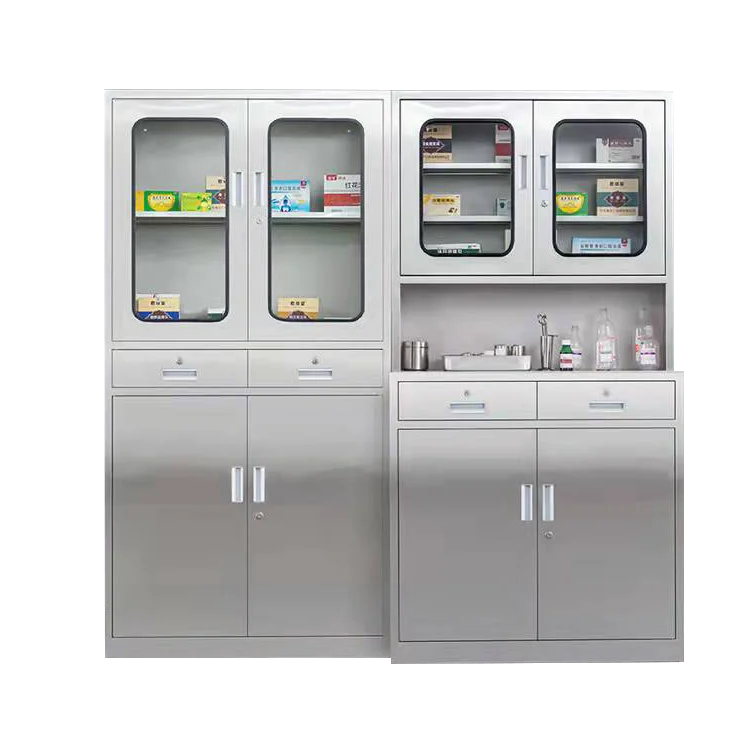 Office Metal Tall Garage Storage cabinet Adjustable Shelves Locking 4 Doors steel cupboard Filing Cabinet