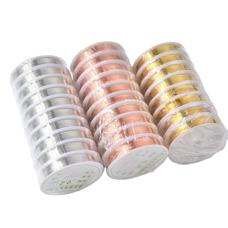 
DIY Manicure Accessories Copper Wire Handmade Nail Art Supplies Line 3D Metal Gold Silver Rose Gold Tips Jewelry Accessories 
