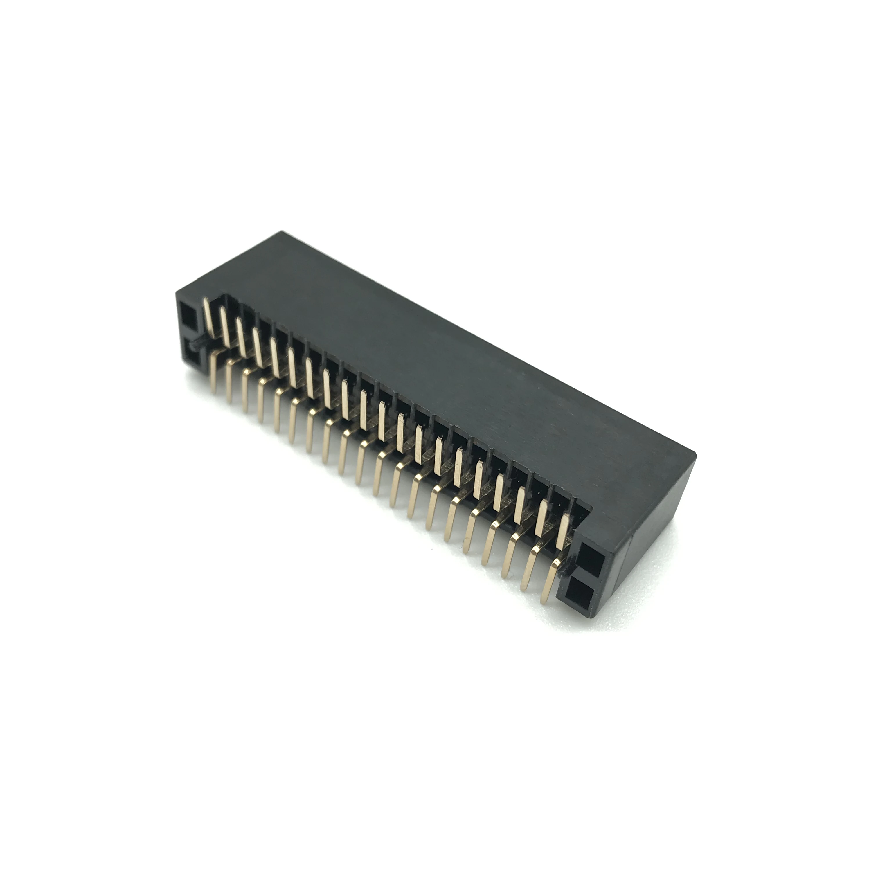 2.0mm spacing card edge connector female 14.5mm high  type with position 20P SMT electronic gold finger connector
