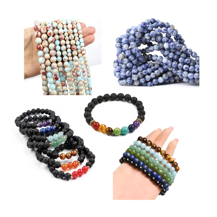 Natural Color Genuine Poppy Japer Beads,Real Gemstone Loose Beads Findings,Yiwu Jewelry Making Supplier