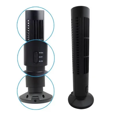 
Usb vaneless air conditioner mini tower fan for office 
