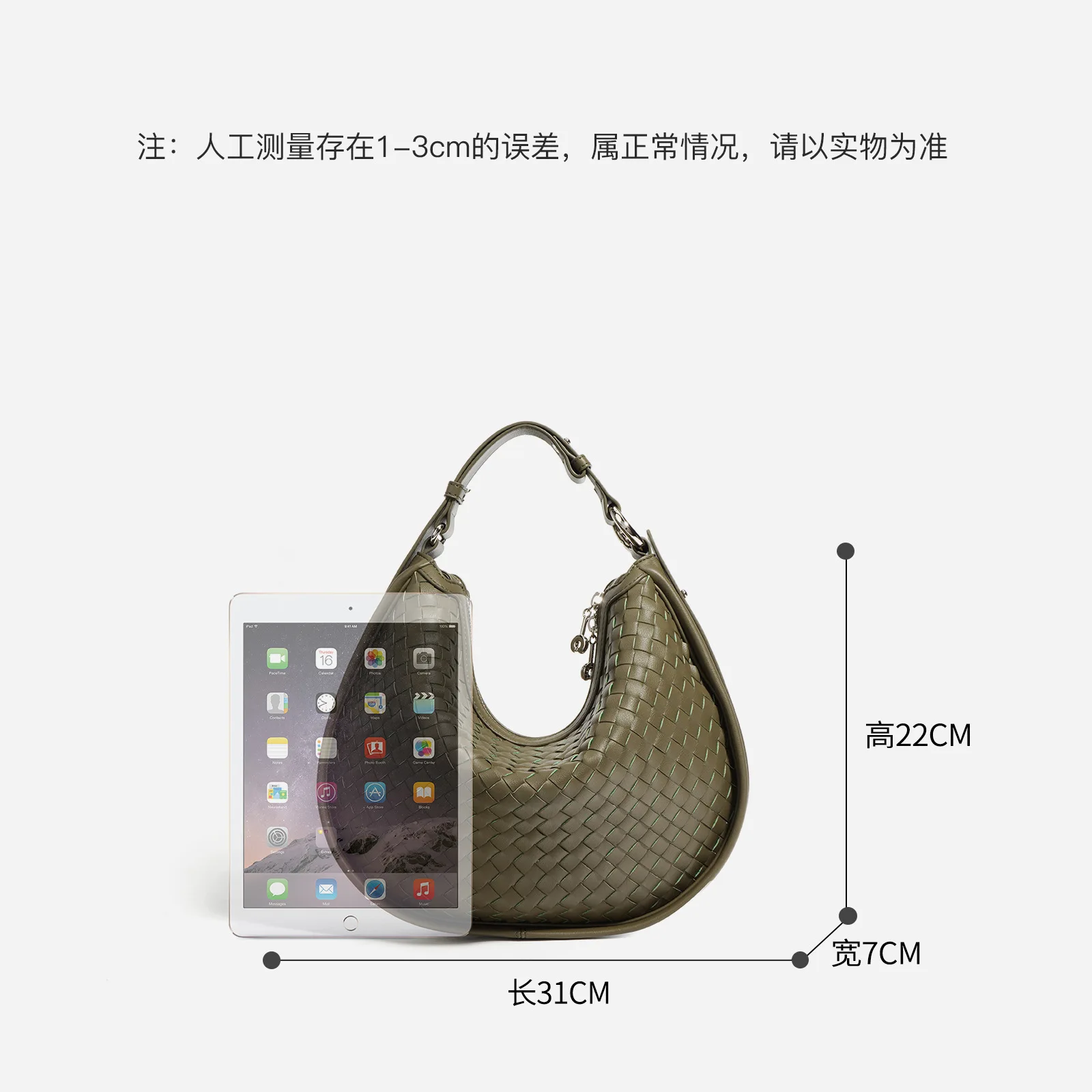 Factory Wholesale Fashion Trends Vintage Handbags Genuine Leather Woven Crescent Armpit Shoulder Bags For Women