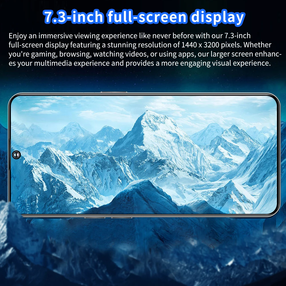 Hot Selling C20 Pro original 8+256GB 7.3 Inch Phone original full Display Android Mobile Cell Smart phone