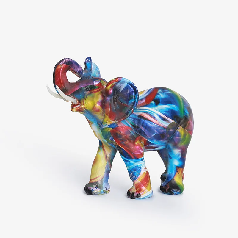 Creative Abstract Animal Models, Water Transfer Printing Dinosaur Statu Buda Buddha Statue Knight Statue