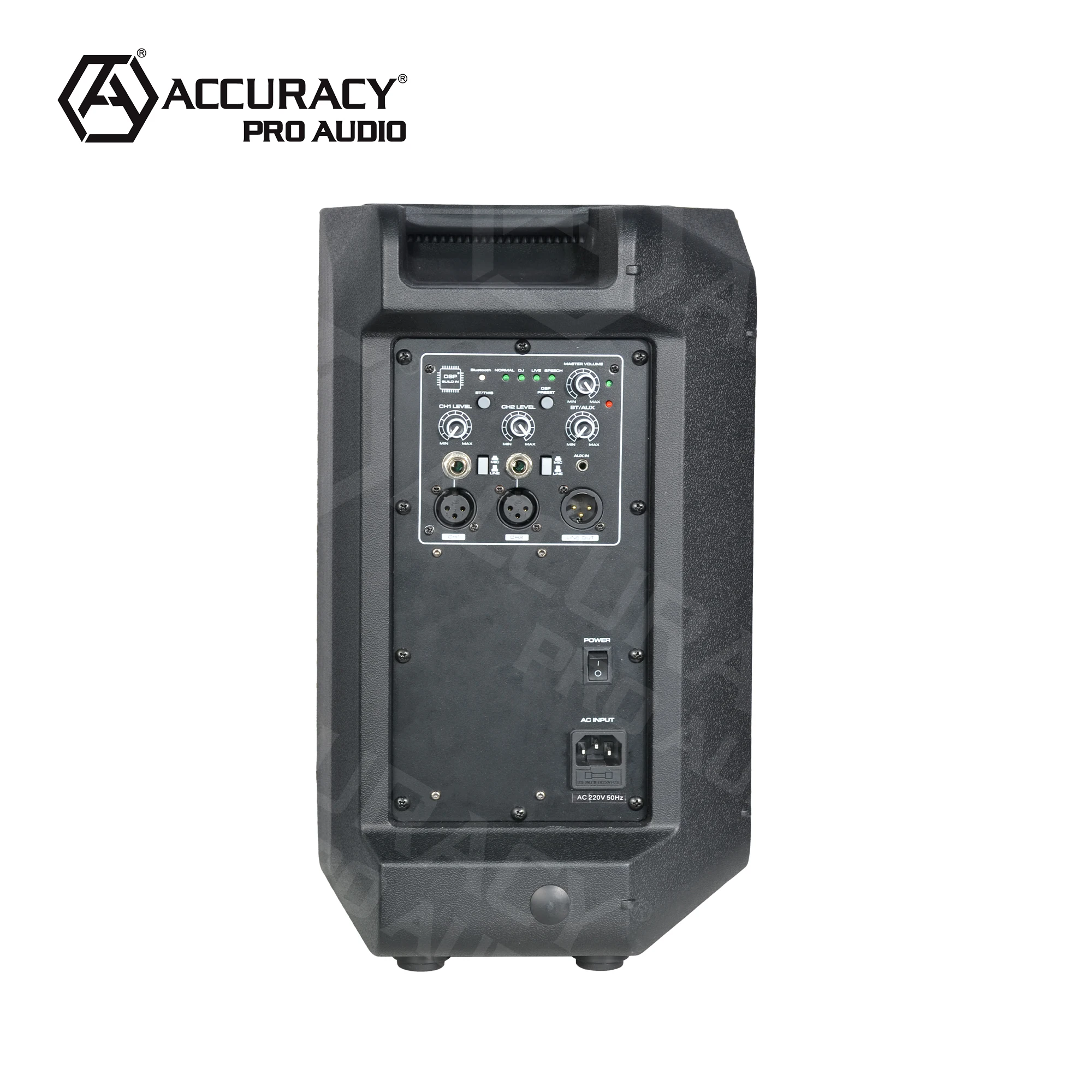 RQSONIC CAU08D7 200W 8 inch profession dj portable plastic power loudspeaker Active  speaker sound box