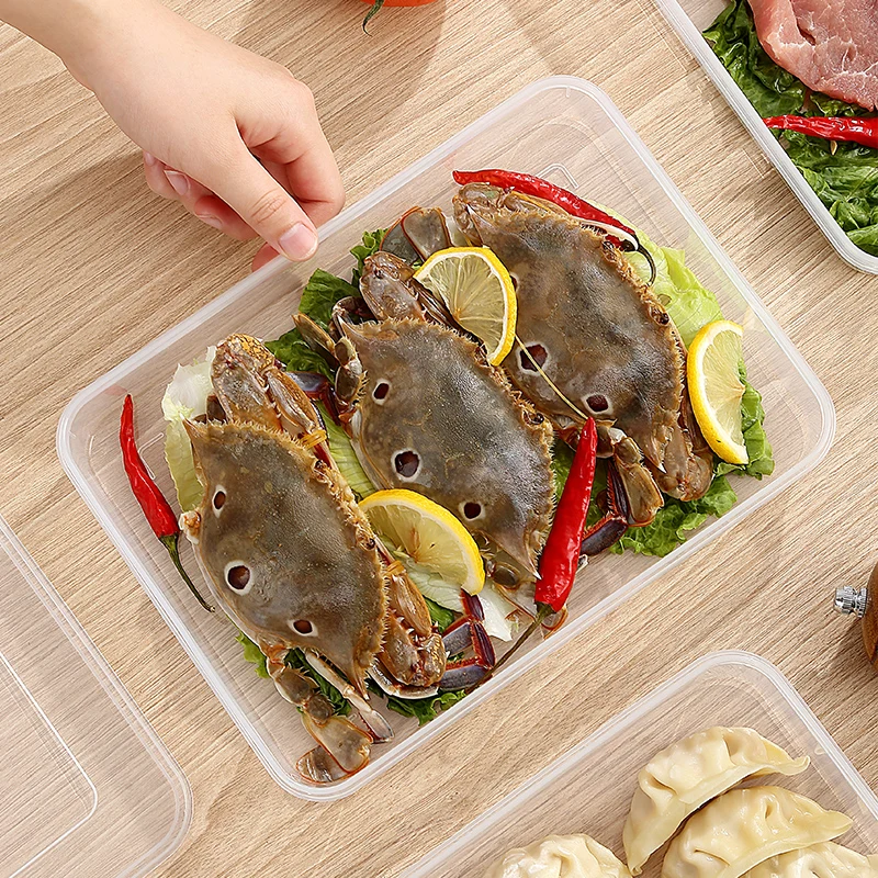 Stackable Portable Food Storage Containers Which Are The Perfect Choice For Storing Meat, Fruit,Vegetables, Dumplings And More.