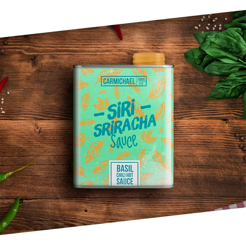 Wholesale Home Kitchen Food Storage Packaging Container Empty Olive Oil Can Tins