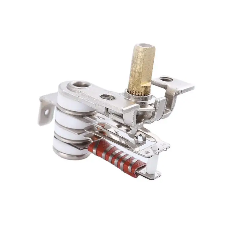 hot selling manual reset adjustable bimetal thermostat for stove
