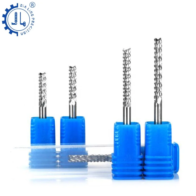 PCB Corn Teeth End Mill CNC Fiberglass Router Bits PCB Drill Bit Solid Carbide PCB Engraving Bit