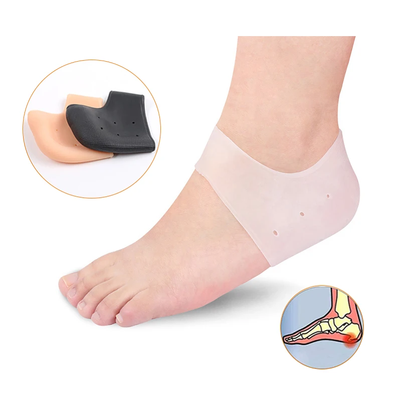 Gel Foot Care Products Heel Silicone Foot Protector Sock Gel Insole Anti Cracked Heel Socks