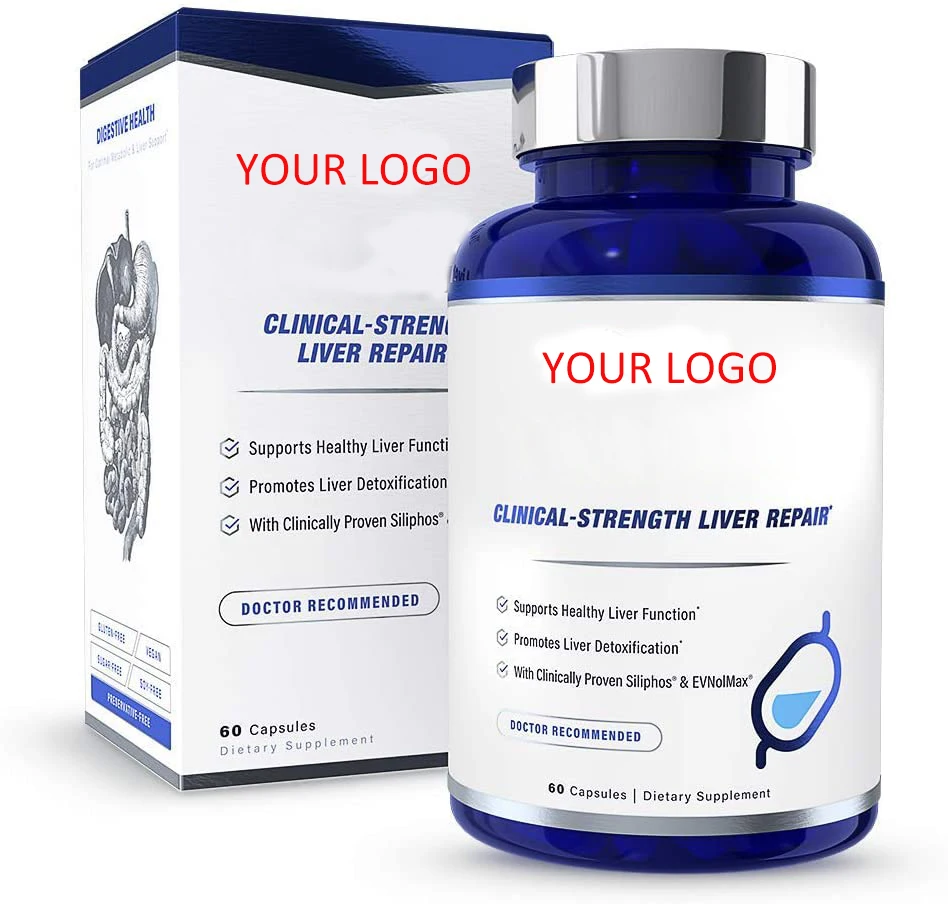 Фирменная добавка для очистки печени с высокобиодоступными капсулами для детоксикации печени