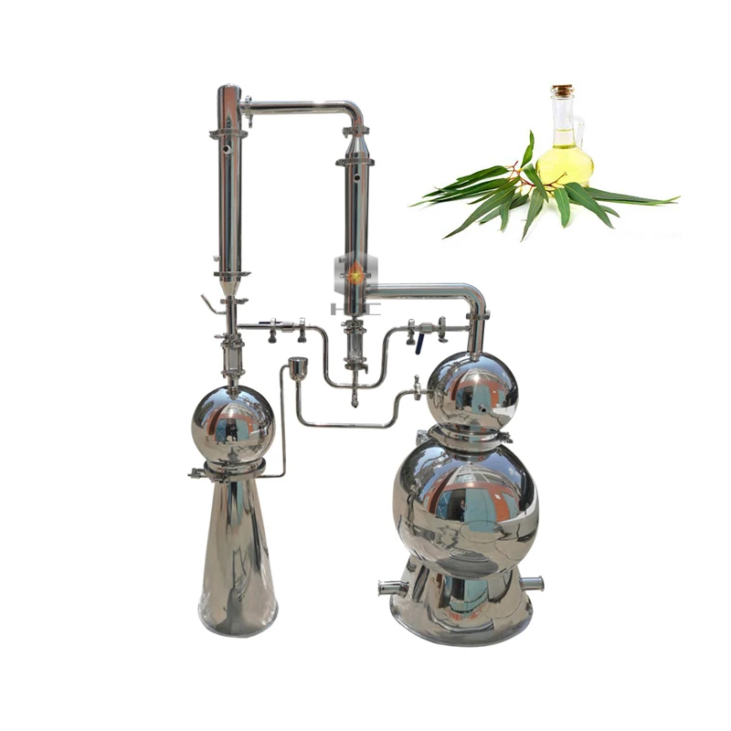 50L alembic still price distillation equipment essential oil distiller