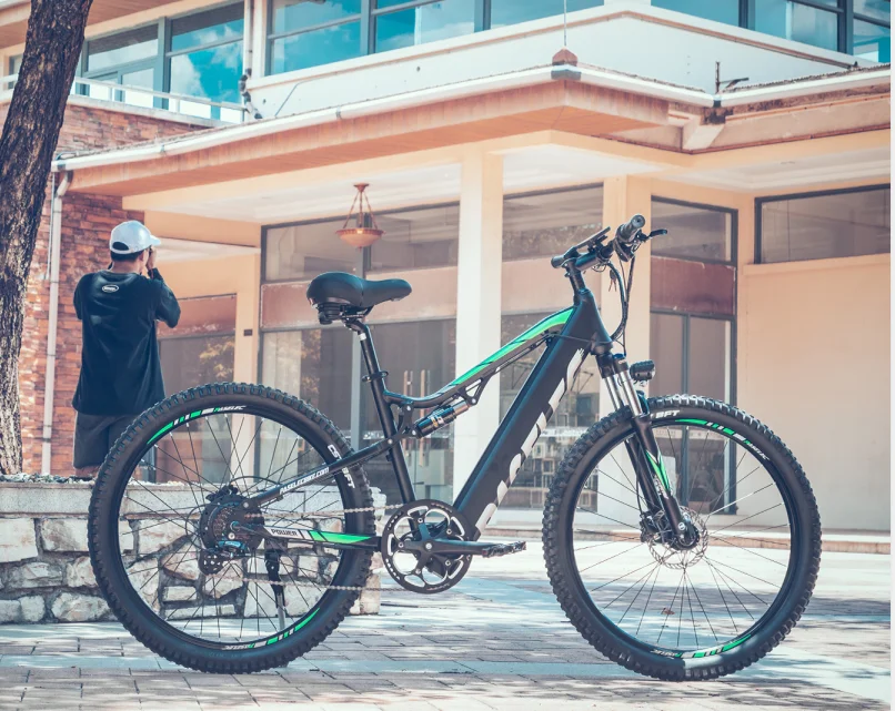 27,5 дюймовый подвесной алюминиевый сплав рама 48 в 13 Ач литиевая батарея 8 скоростей Pedelec горный велосипед