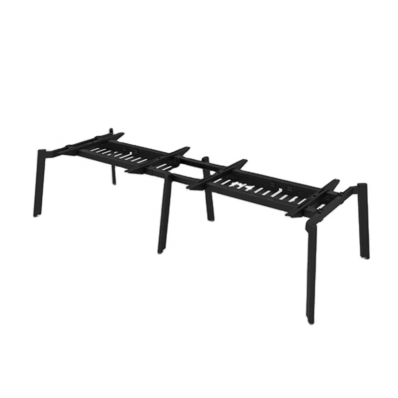 Classical Design Modern Office Furniture 4 Seat Steel Office Desk Frame
