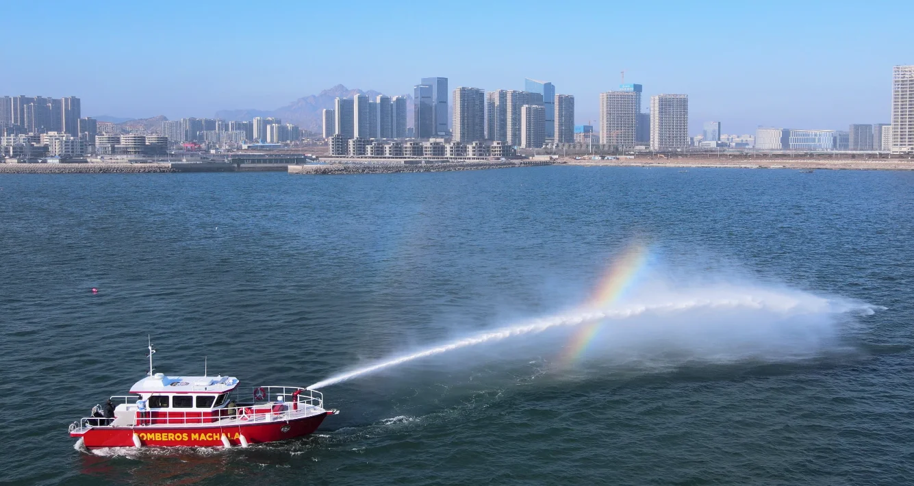 Sea rescue working Aluminum Fire boat / Pilot boat