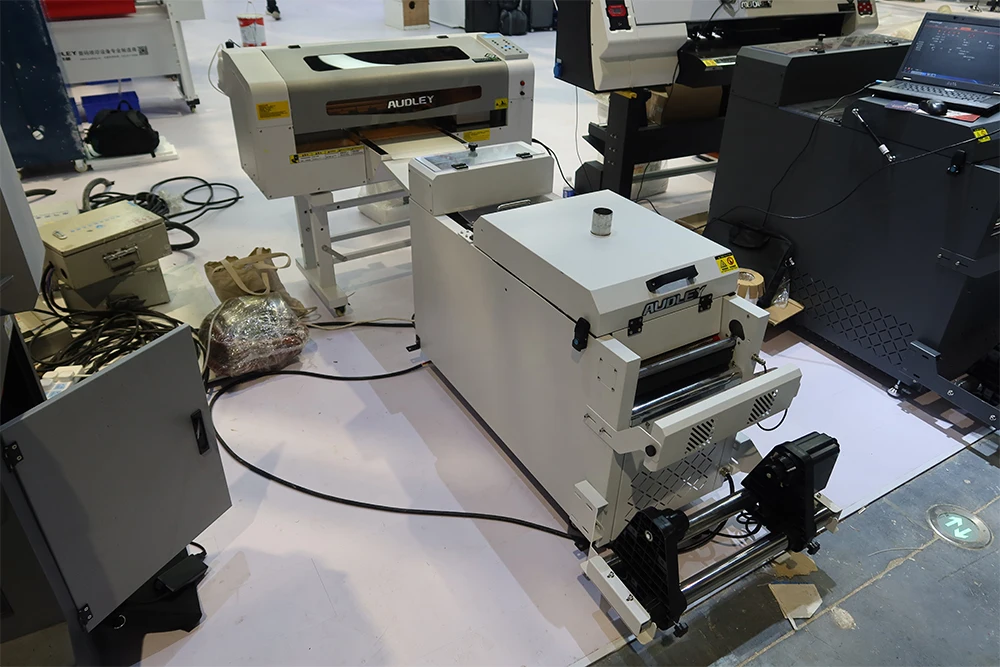DTG ReplacementA3 DTF Printer with Dual XP600 Roll to Roll Machine A3 Powder Shaker for DTF Printing