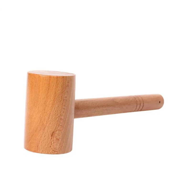 
High quality smooth finished wooden mallets bulk for kids 
