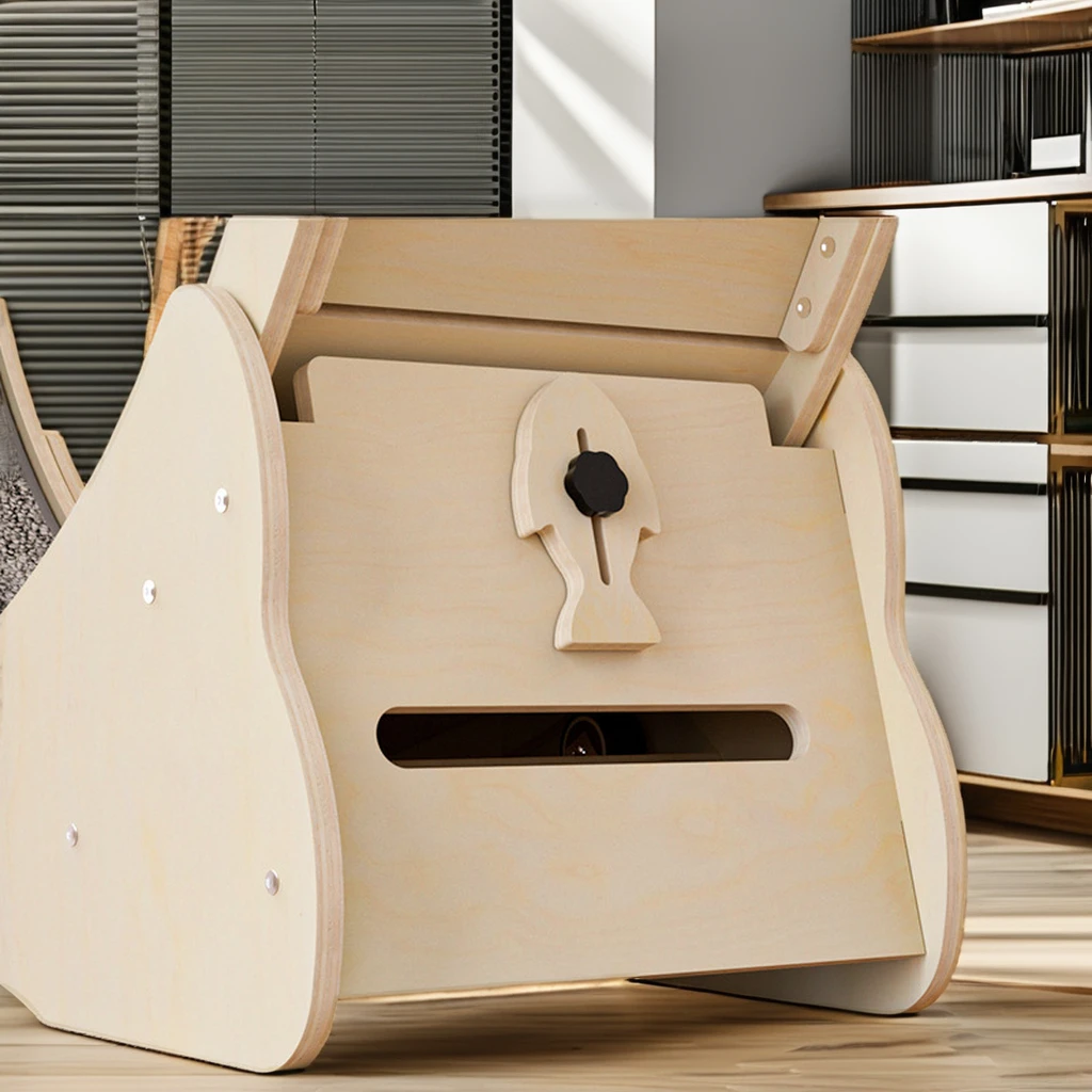 Silent Exercise Running Wheel for Pets Wooden Pet Treadmill with High Fiber Board Cat Climbing Frame Dog and Cat Fitness Toy