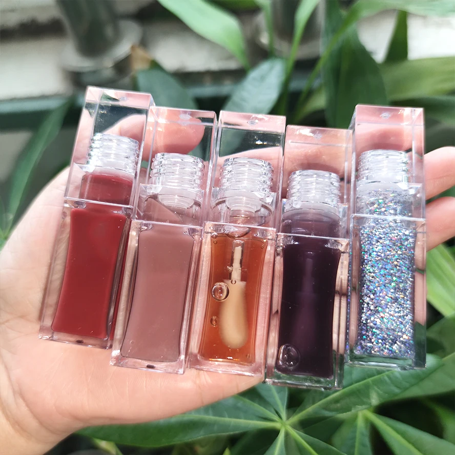 Hot Selling Lip Gloss Flavoring Oil Color Changing Cherry Lip Oil Wholesale Moisturizing Private Label Lip Oil