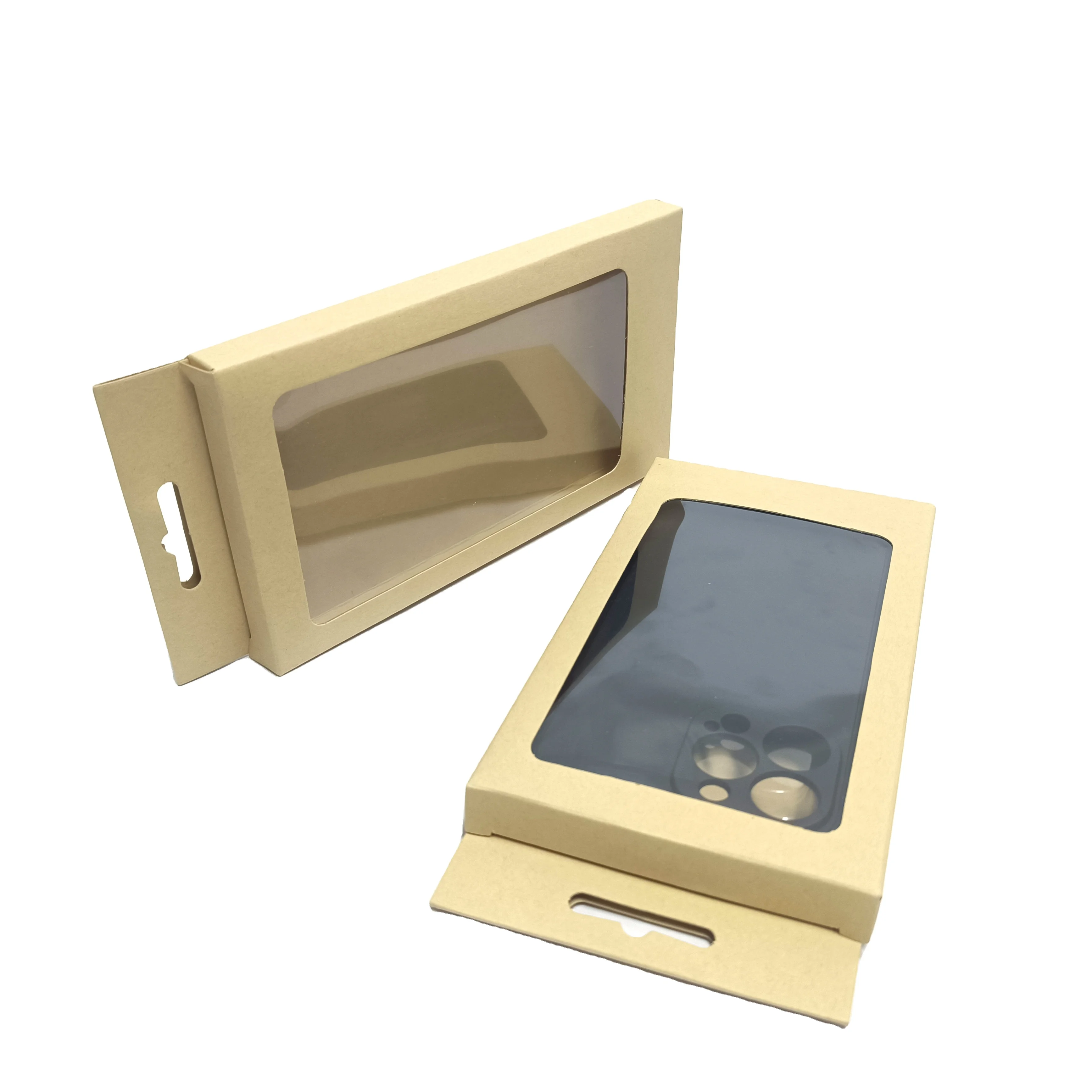 Cheap Price Brown Kraft Mobile Phone Shell Packaging Box