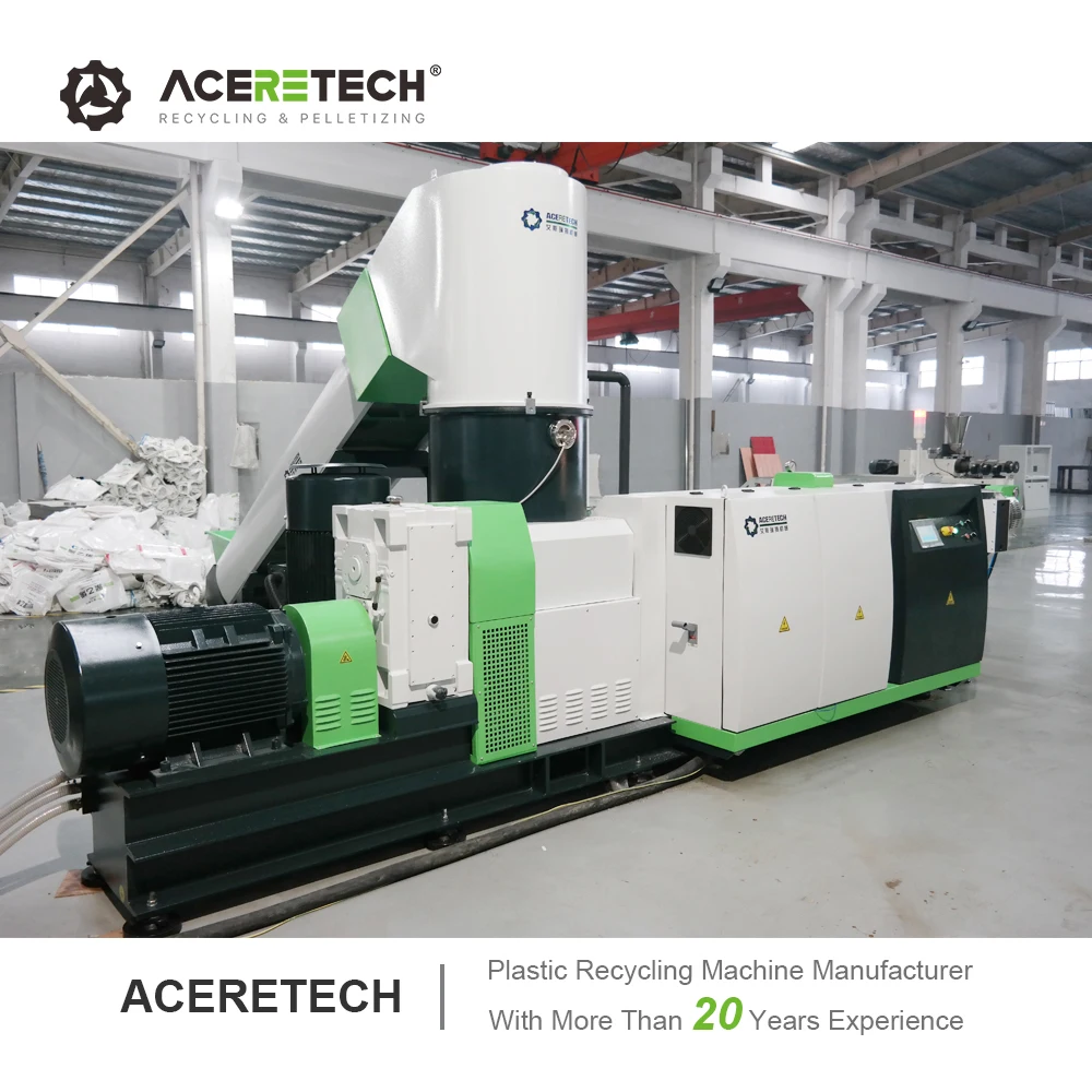 ACS-H PET PE PP бутылка хлопьев полиэтиленовый пакет гранулятор для переработки