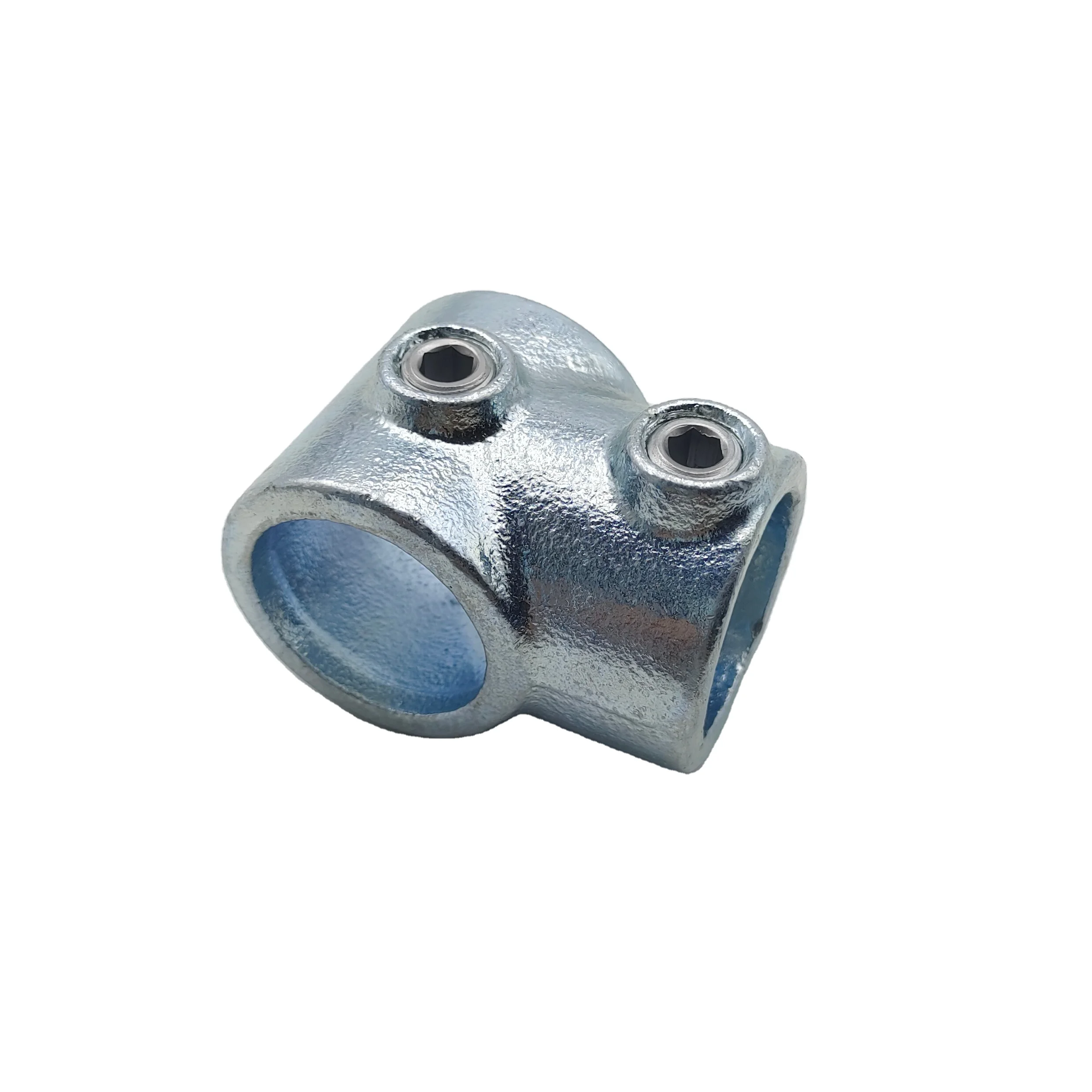 A101D 48.3mm Galvanized Malleable Iron Safety Standard Key Clamp Structural Pipe Fittings For Guardrail Systems