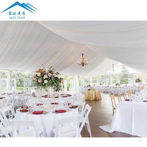 Big Sale 2025 New Design Luxury Party Wedding Tent Waterproof Outdoor Rental Church Marquee Tent