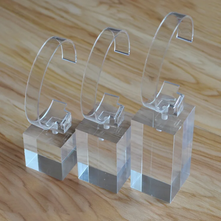 China Factory Clear Smart Wrist Watch Stand Acrylic Watch Display Rack