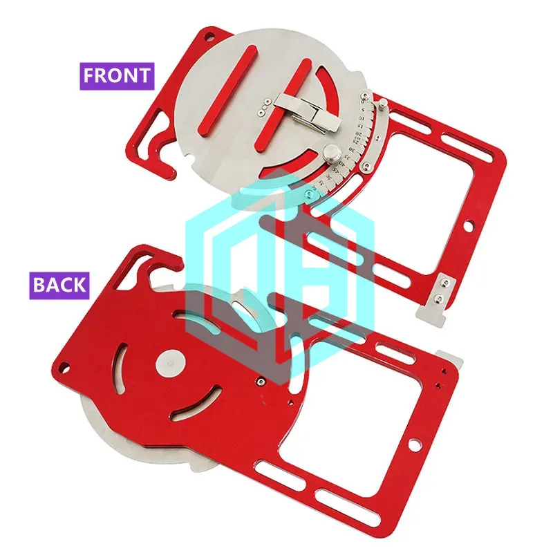 Woodworking Adjustable Angle Guide Rail Clamp for Electric Circular Saw Engraving Machine Angle Cutting Board Auxiliary Tool