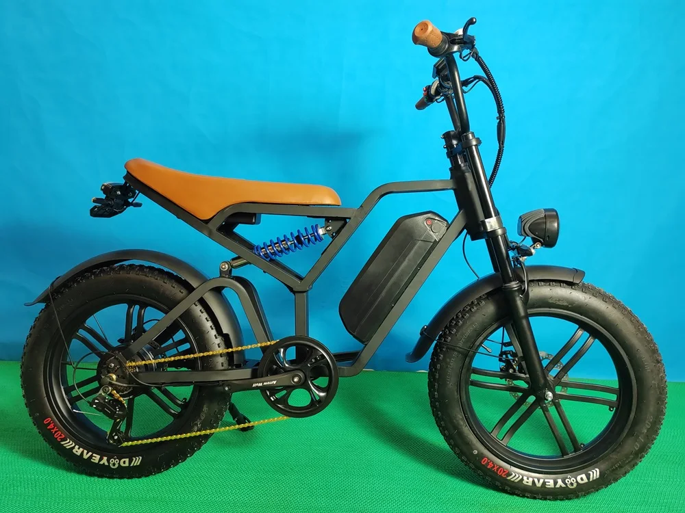 K12 1000W 48V15Ah aluminum alloy frame red bicycle electric bicycle electric bicycle for adult V8