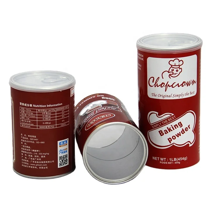 Перерабатываемые пищевые продукты/фрукты/упаковка орехов бумажные композитные банки, с легкими открытыми концами/из алюминиевой фольги EOE