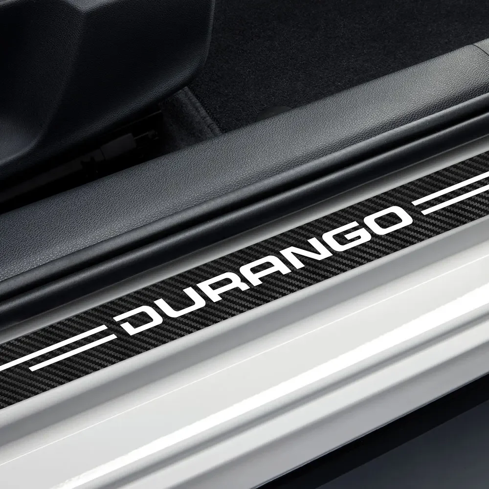 Hot sale  Car Sill Stickers For Hyundai Carbon Fiber Leather Car Door Sill Cover Protector Stickers