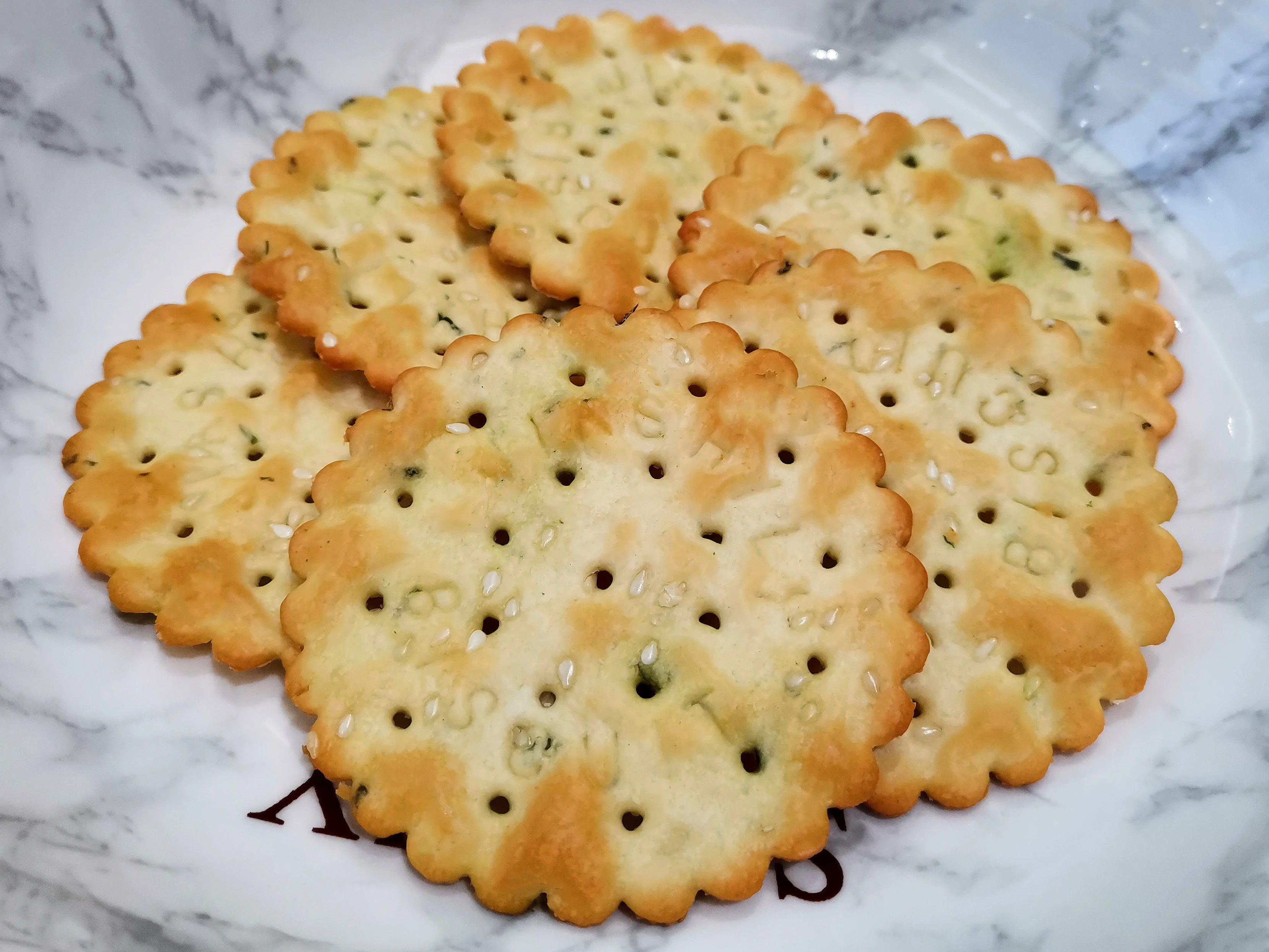  Домашнее вкусное луковое масло хрустящее печенье с ароматом Лука (крекер