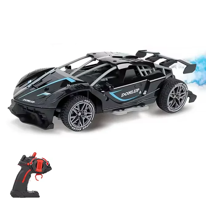 New Arrival Product 2.4G 1/16 Rc Spray Racing Professional High Speed Four Wheel Drive Drift Car Toys