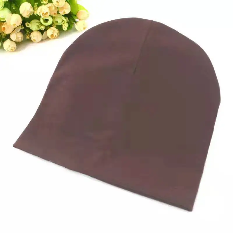 
boys and girls plain knitted crochet hats baby hats 