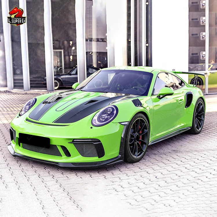 Hlaf Carbon Fiber bodykit for Porsche 911 991.2 Upgrade to GT3 RS style front rear Bumpers Fender Engine Hood Spoiler Body kits