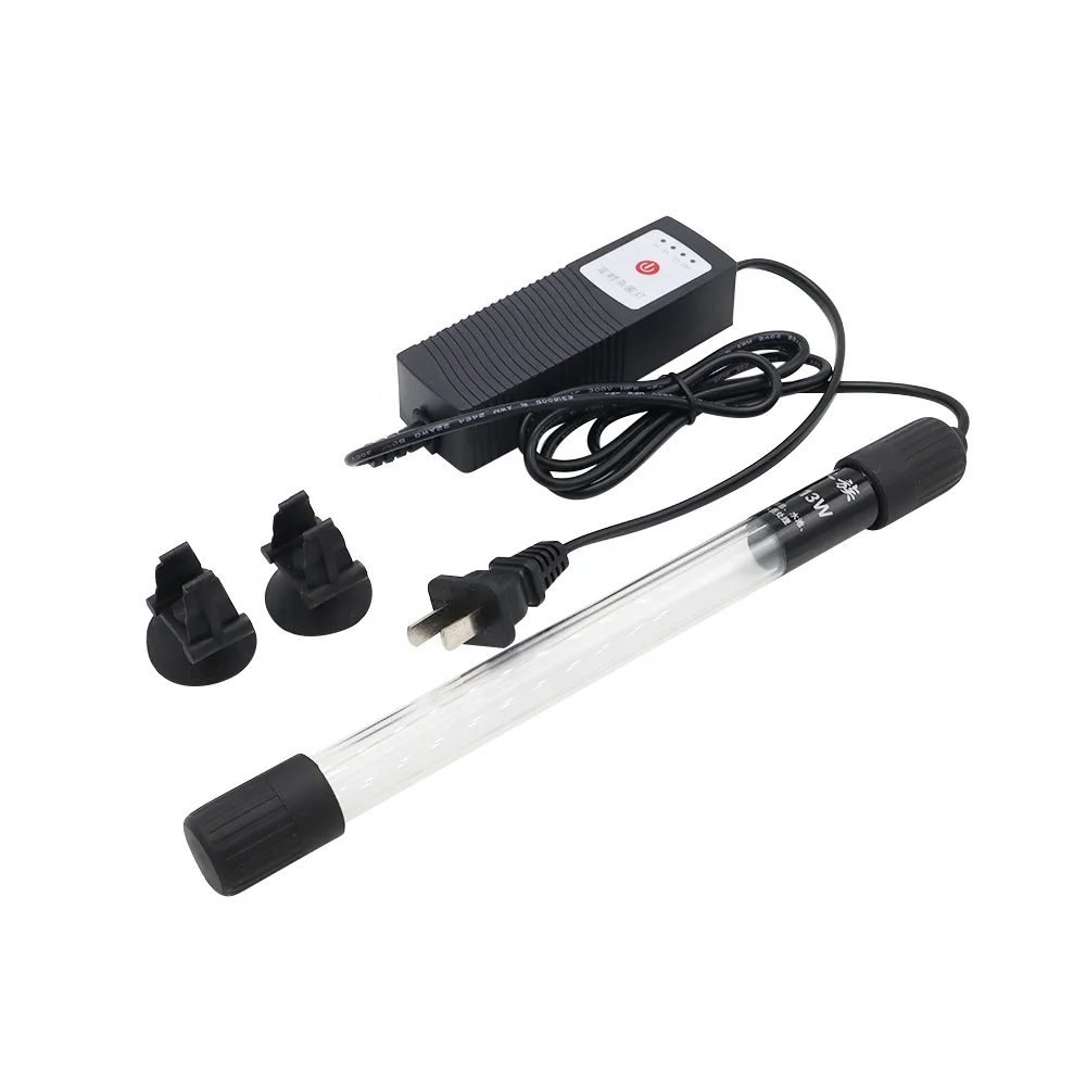 220V Aquarium Ulraviolet Lights UVC Sterilizer 3W 5W 7W 9W 11W 13W FIsh Reservoir Disinfection UV Lamp For Fish Tank Sterilizing