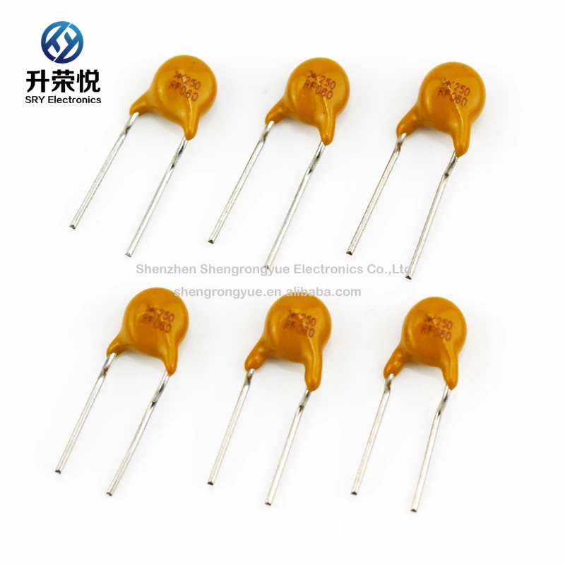 Tyco/Raychem PPTC сбрасываемый предохранитель TRF250-060 DIP Предохранитель 60mA 0.06A 250V