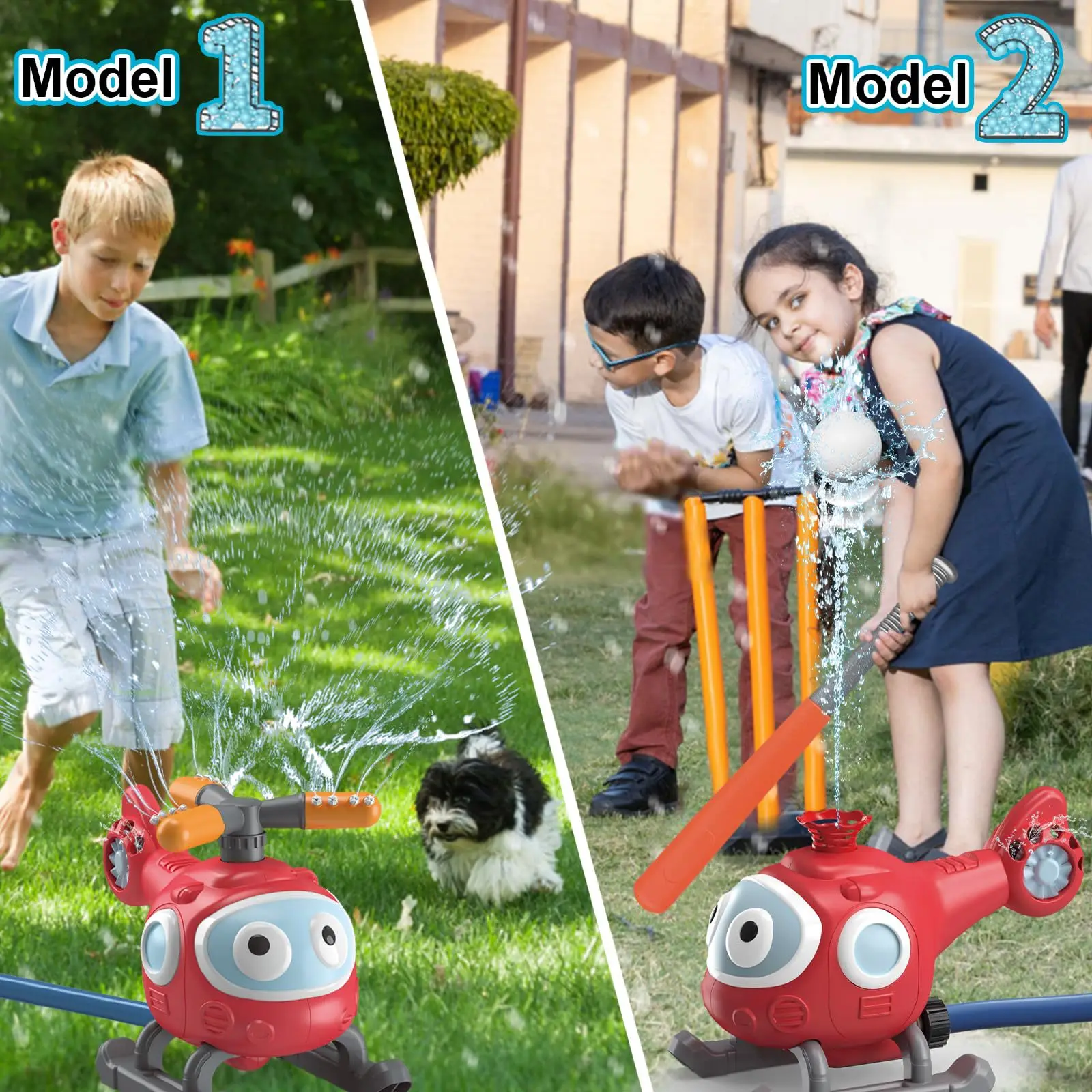 2 in 1 Kids Outdoor Backyard Water Sport Toys animals spray water sprinkler for kids spraying water toys