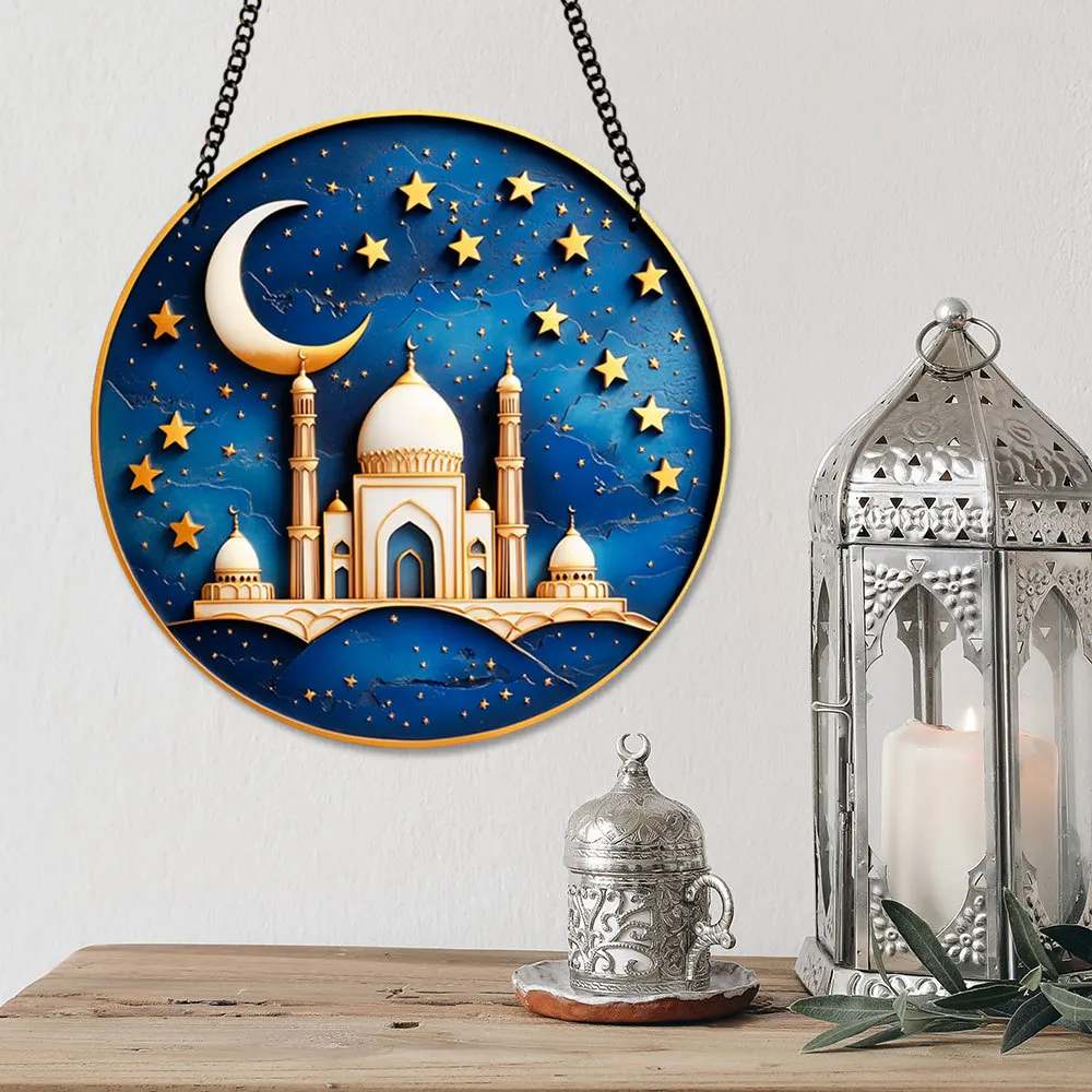 MTYU001-020 Amazon Middle East Art Acrylic Pendant Stained Glass Window Decoration for Home Use for Home Decoration