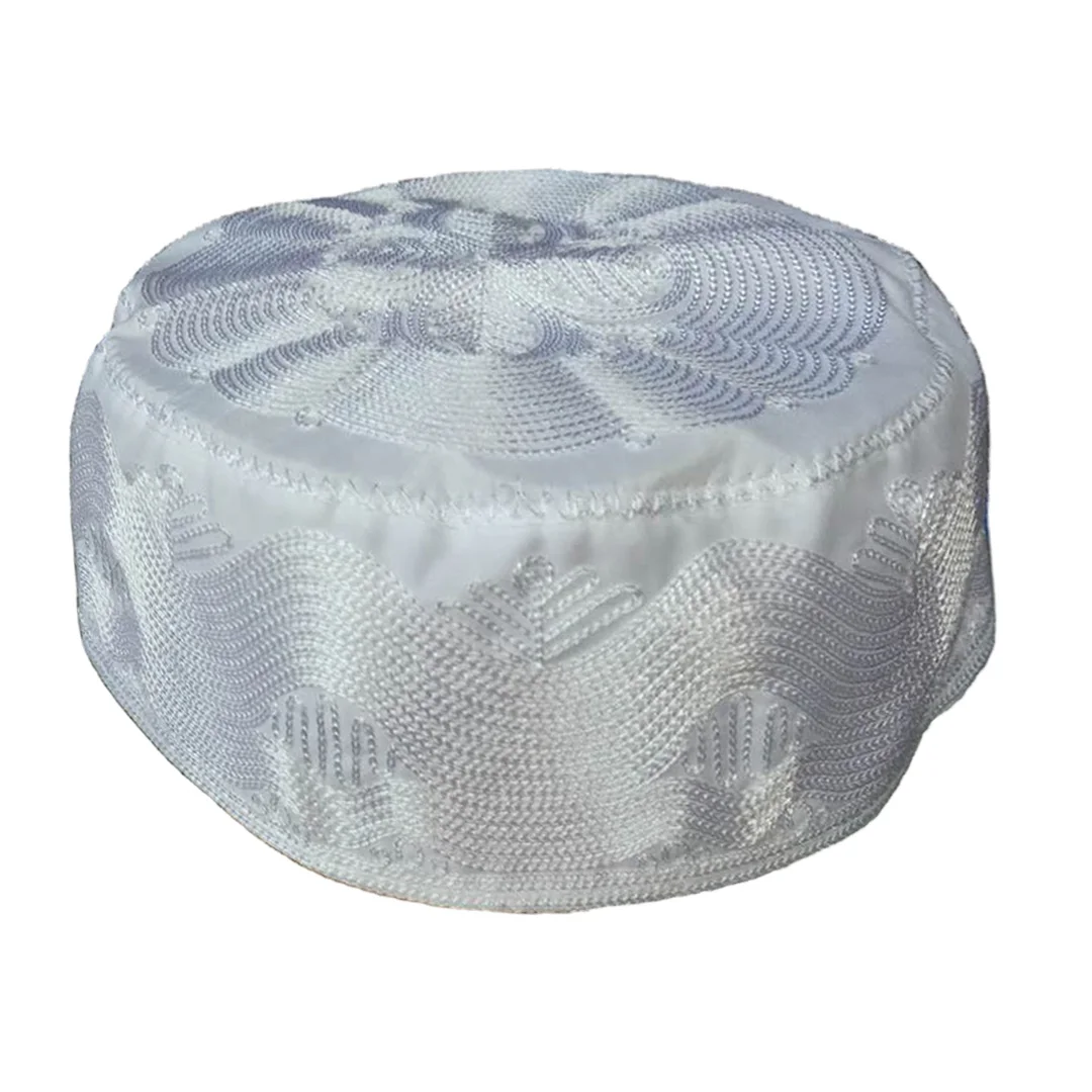 Muslim prayer caps men, white