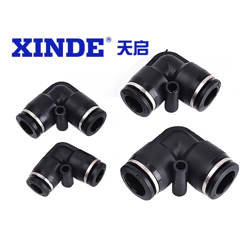2-Way PV Type Plastic Body 4mm 6mm 8mm 10mm Plastic Pipe Quick Connector Tube Fitting SMC Pneumatic