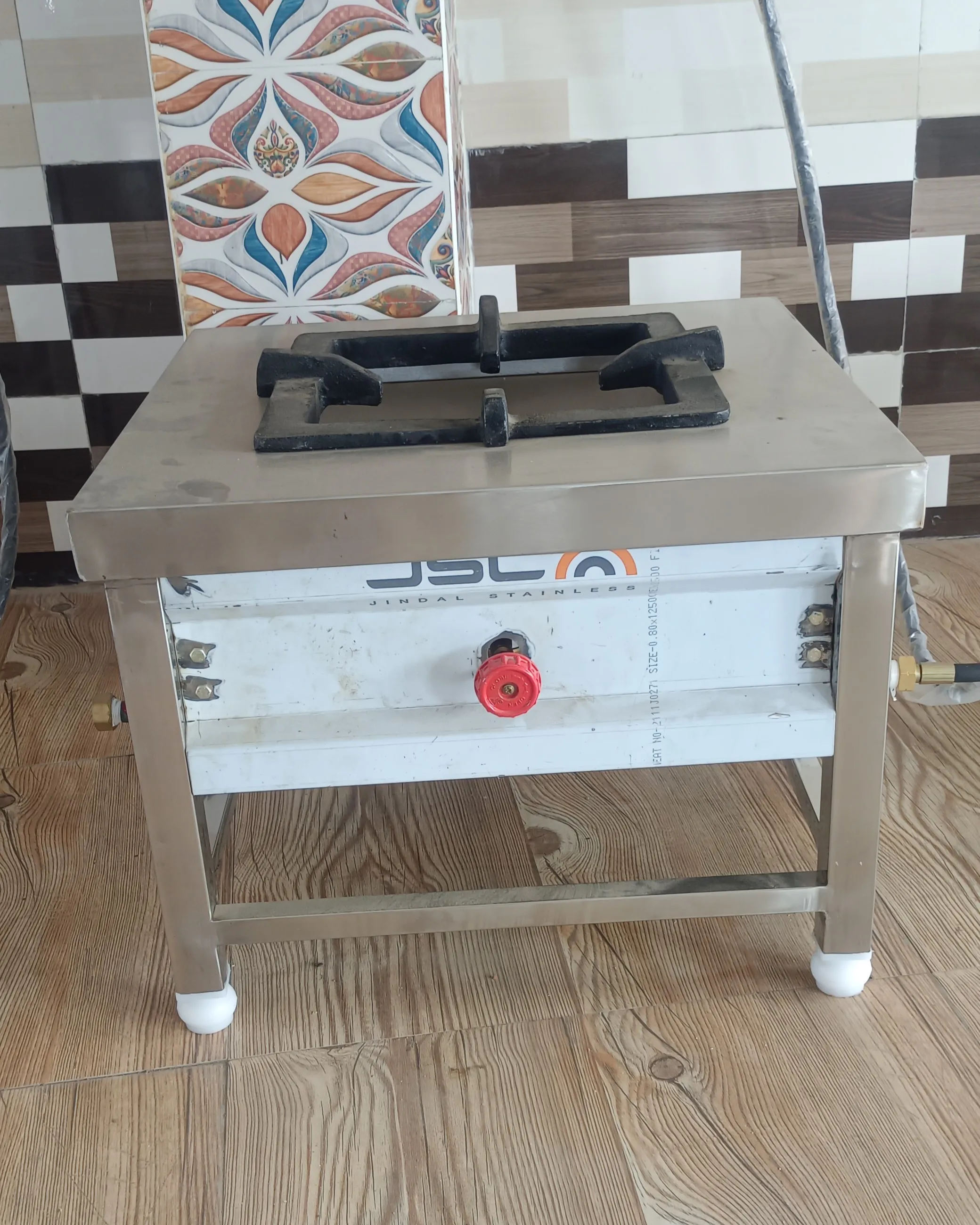 Bulk Single Burner Gas Cooktop from India Manufacturer Stainless Steel Kitchen Cooking Equipment Outdoor Hotel